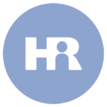 blue icon with the letters HR