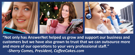 3 images of agents and customers along with supportive text on order entry