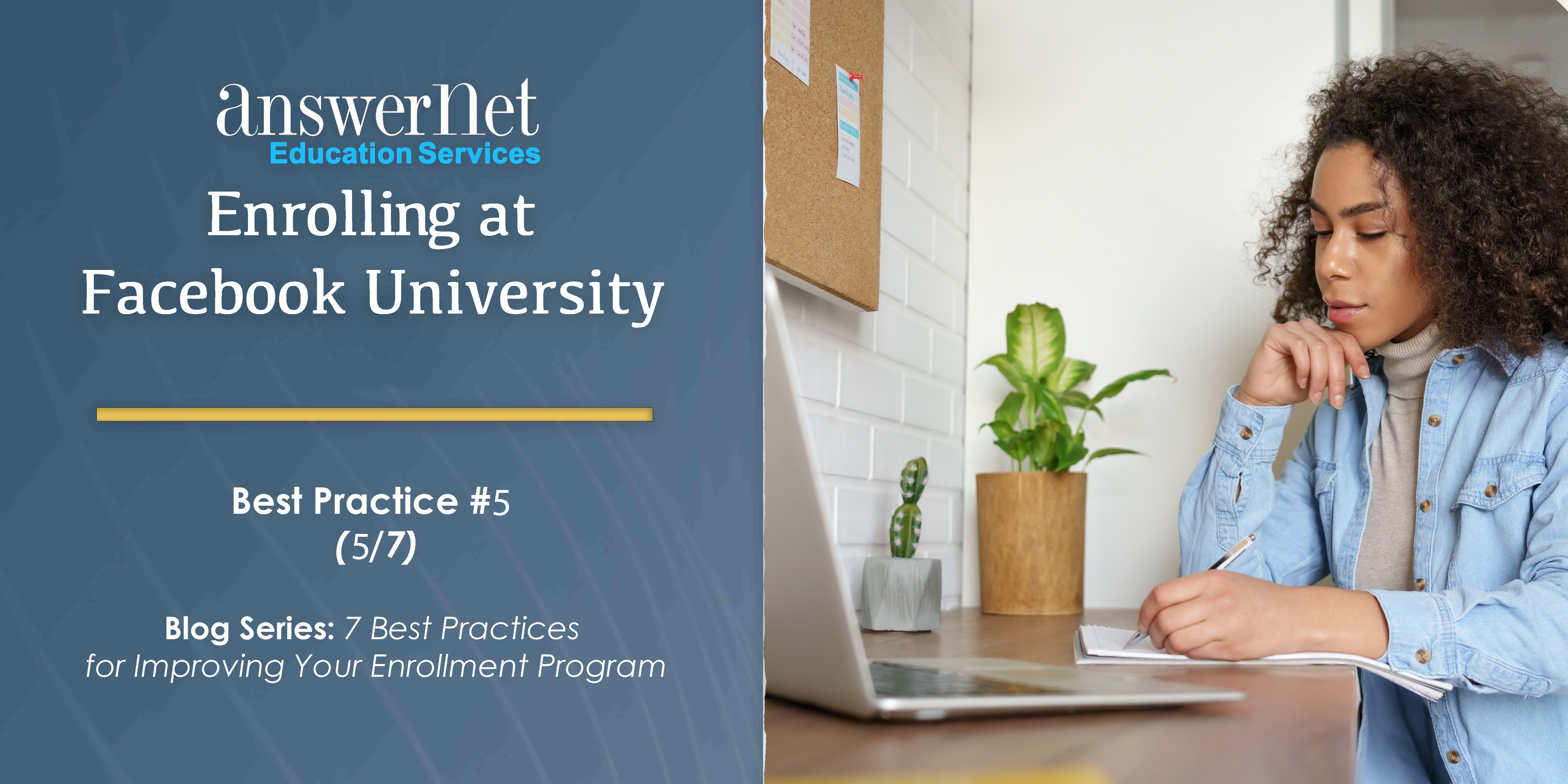 Enrolling at Facebook University